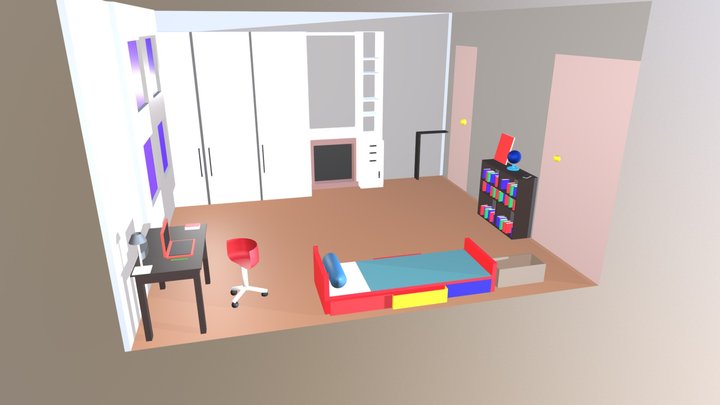 Room/Chambre 3D Model