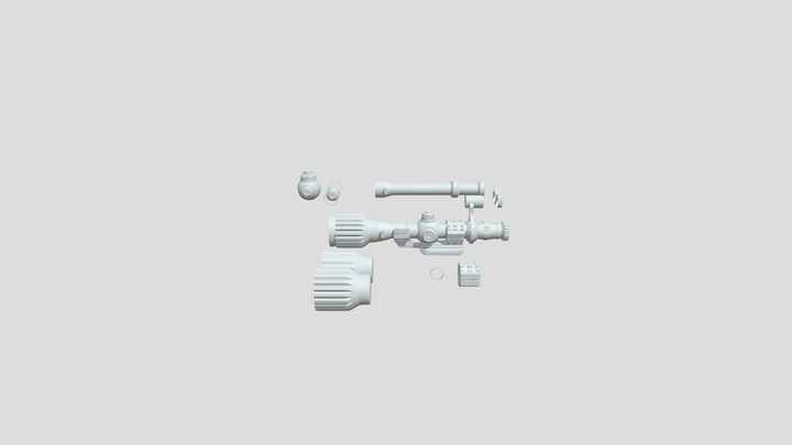 telescope 3D Model