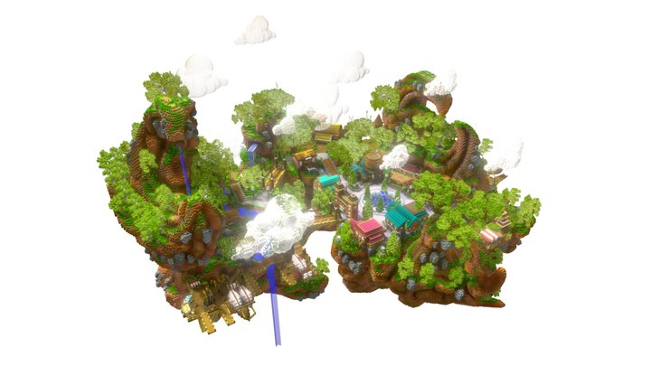 ✨ LANDS OF ELDARIA ✨| FLOATING SPAWN 3D Model