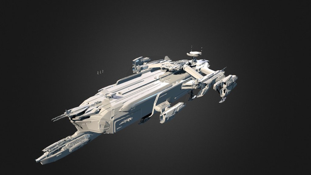 Aegis Dynamics Idris Firgate - 3D model by Star Citizen Art ...