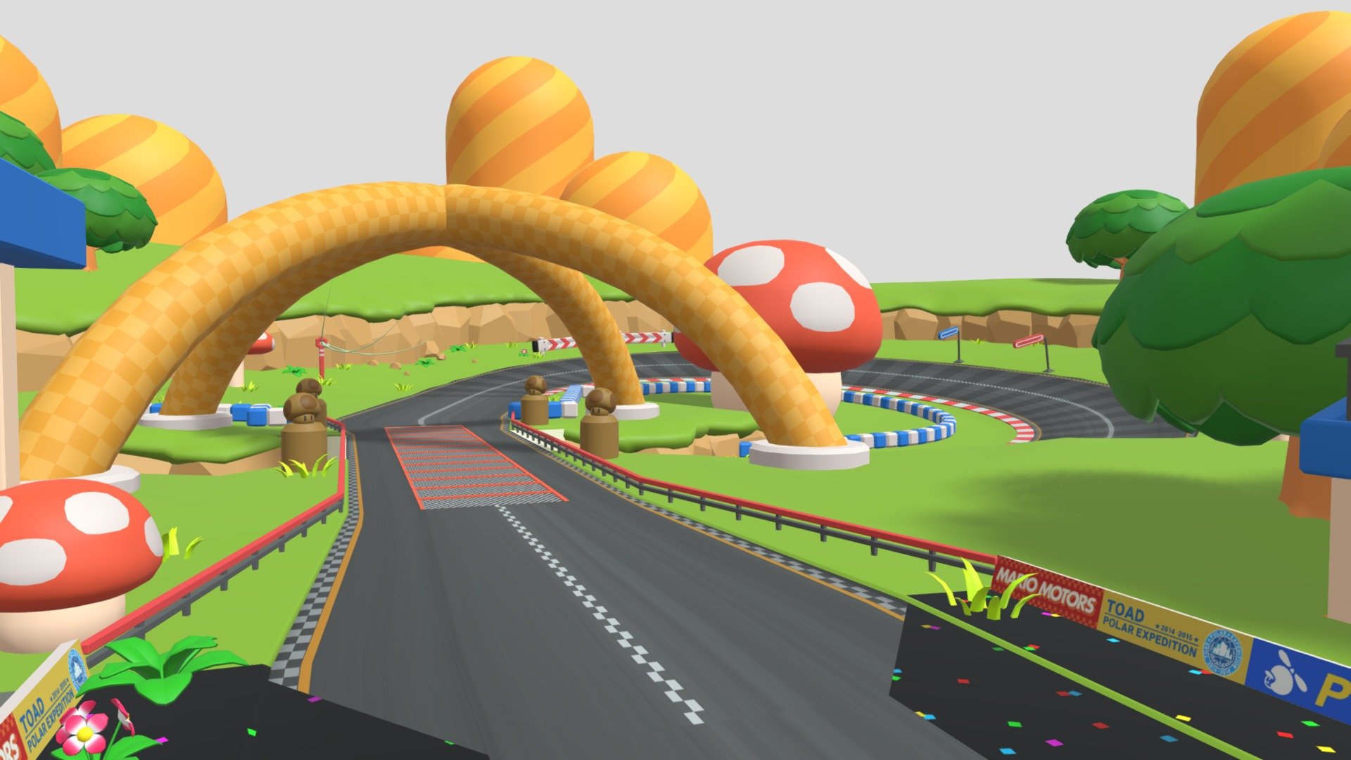 3ds Toad Circuit Tour Model Download Free 3d Model By Calebpointer Calebpointeryt 2486