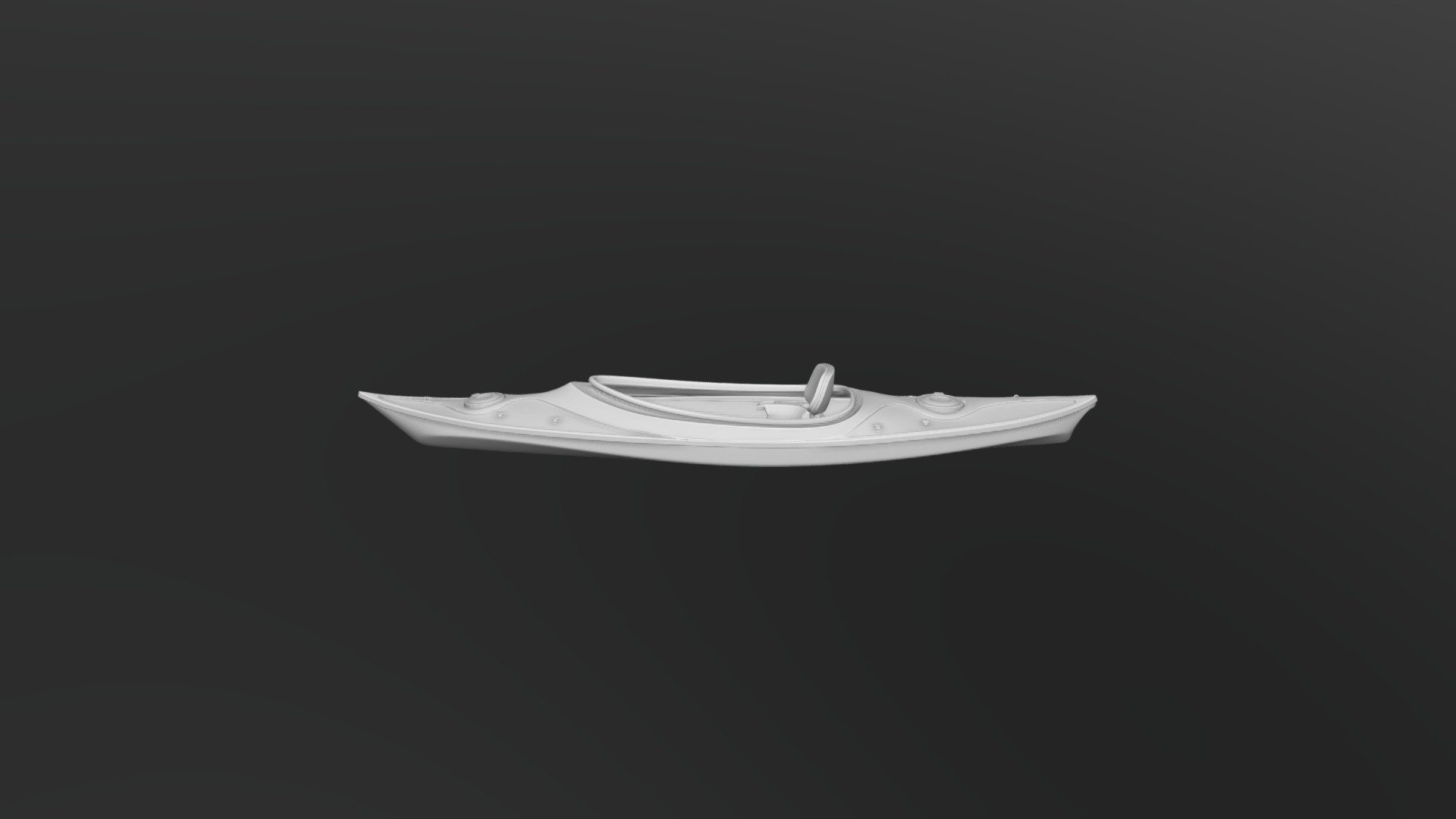 Kayak - 3D model by ferrymakes3D [d4327f7] - Sketchfab