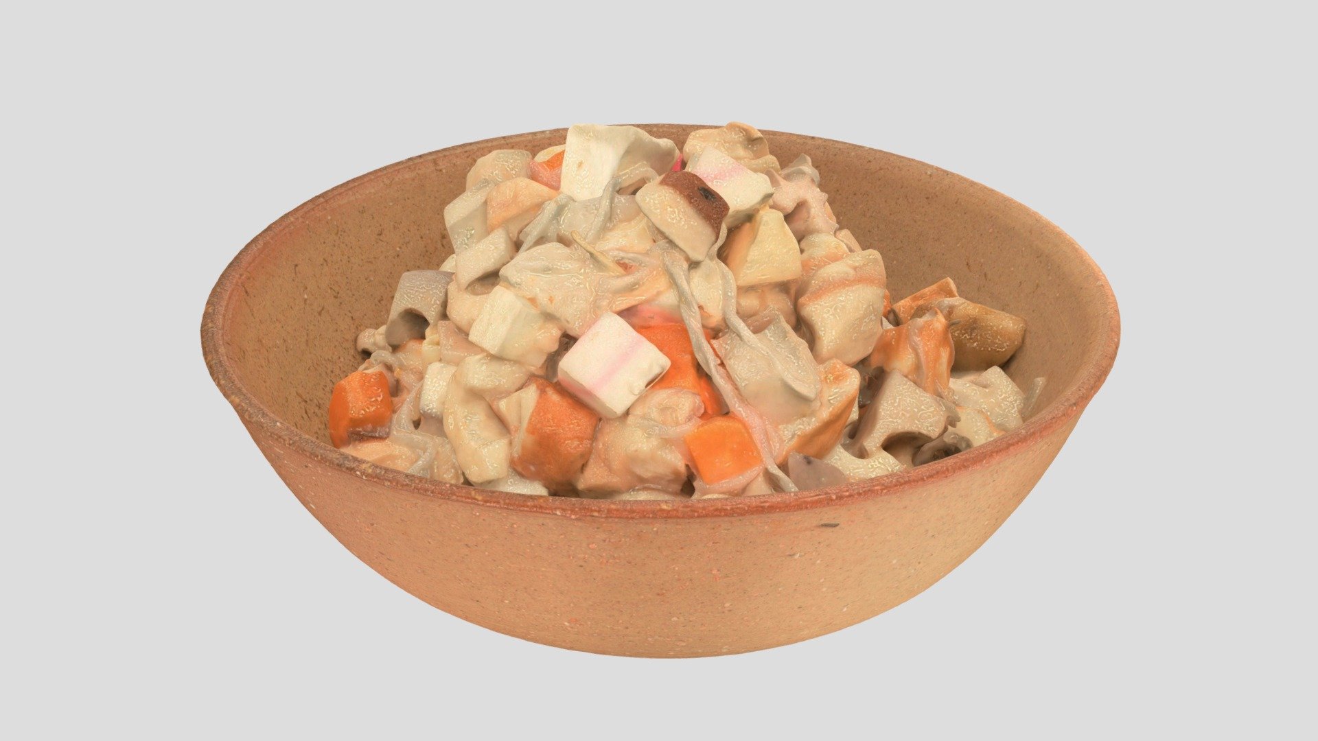 新潟「のっぺ」 チーム具だくさん "Noppe" Soup at Niigata Japan — Sketchfab embed 3D viewer