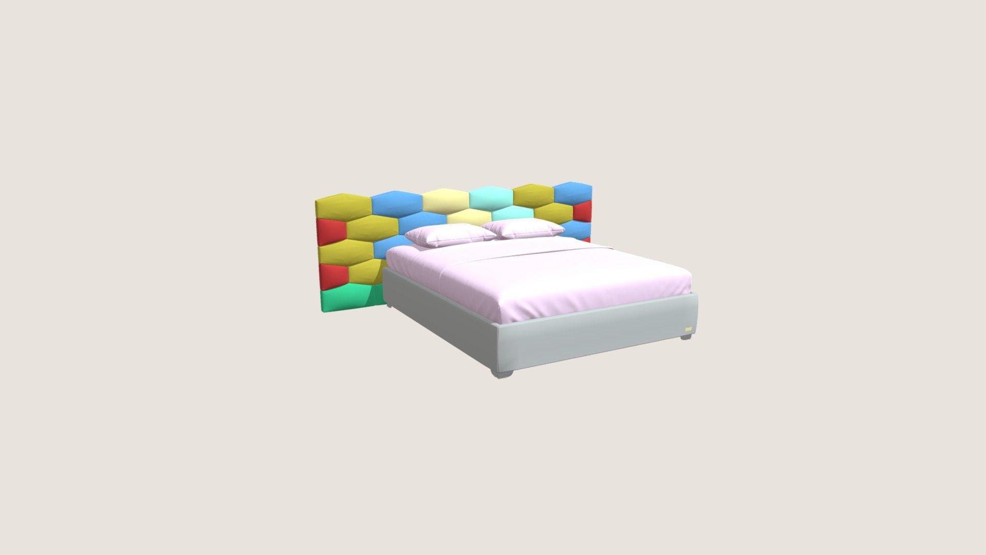 Kartahena L16M (XL) — кровать от Modern Home — Sketchfab embed 3D viewer