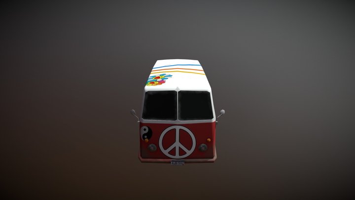 HippieVan 3D Model