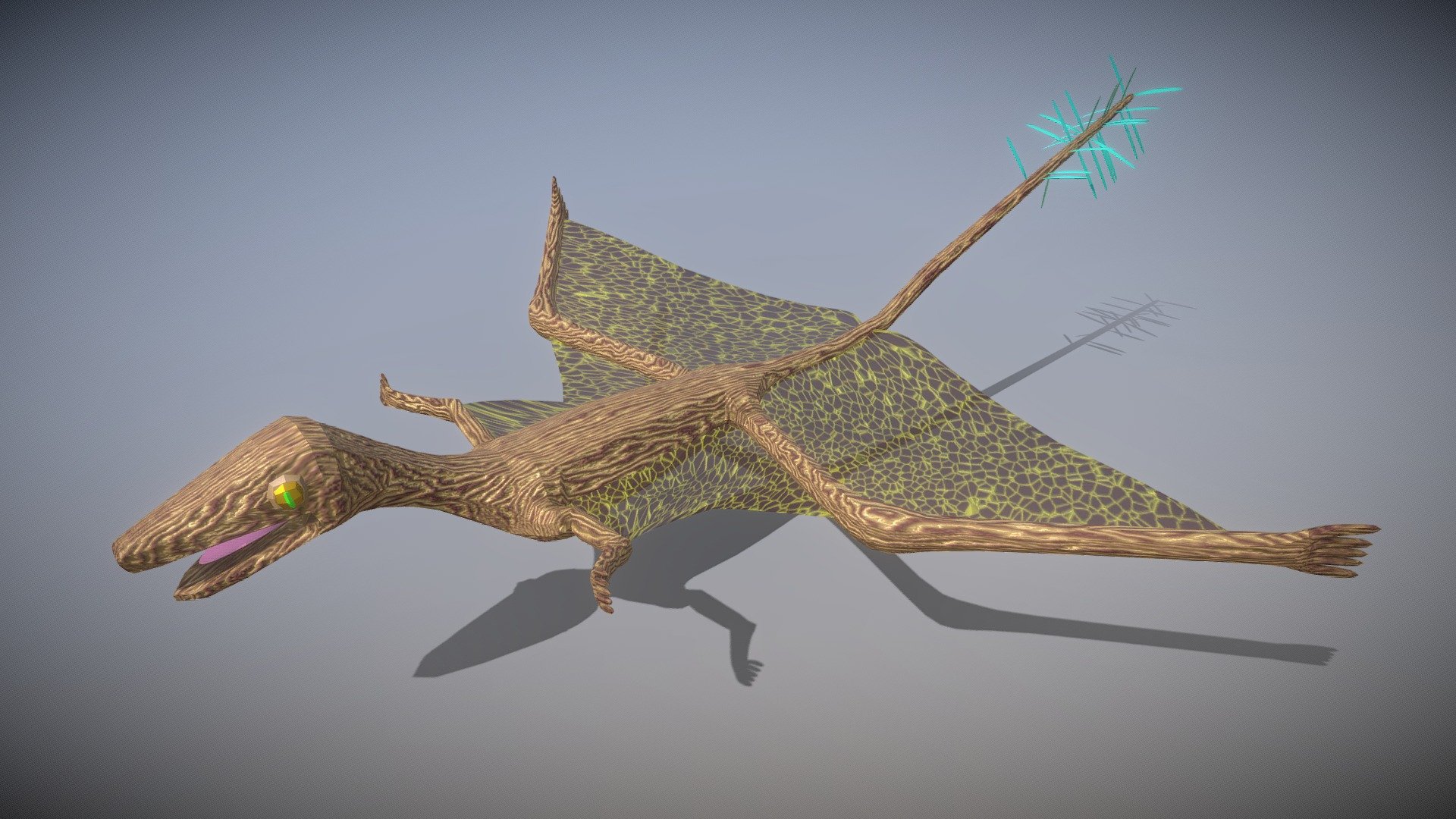 Sharovipteryx (First Glider) - 3D model by JD Web Programmer ...