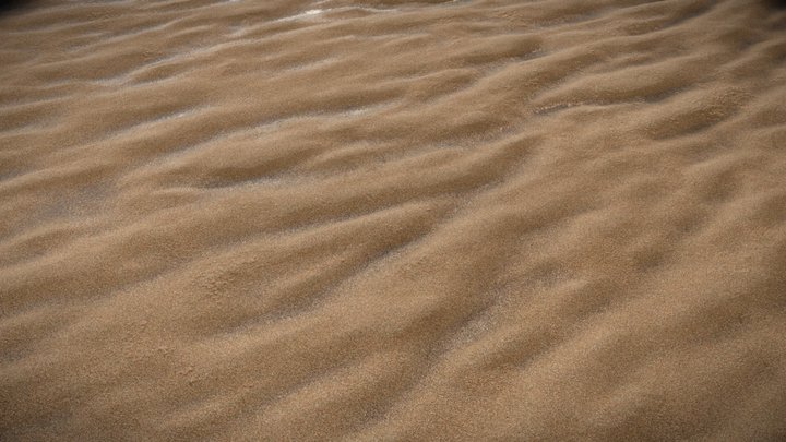 Wet Sand Material 3D Model