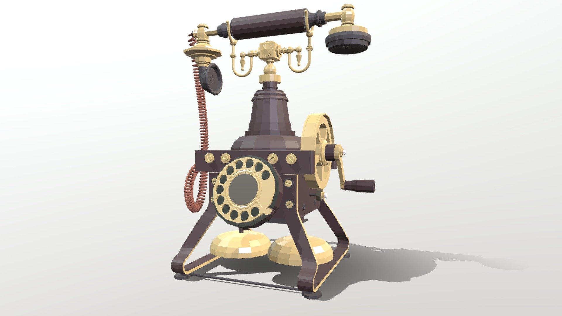 Antigue Telephone — Sketchfab embed 3D viewer