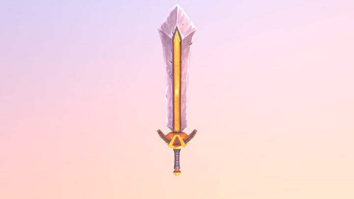 Stylized Sword 3D Model