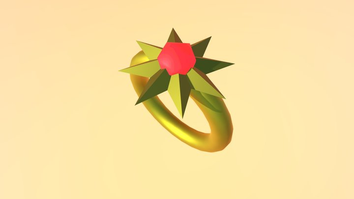 Star Ring 3D Model