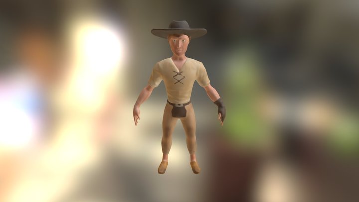 Farmer 3D Model