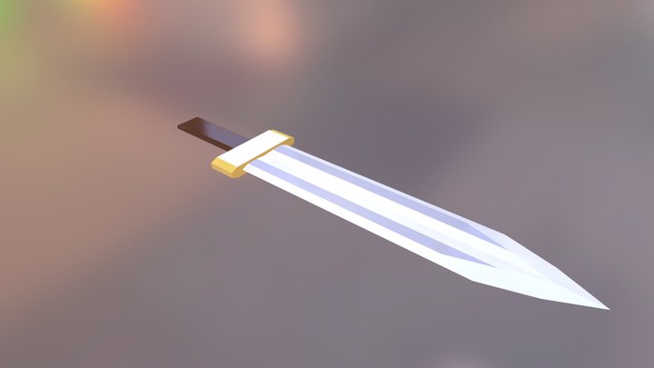 A Sword 3D Model