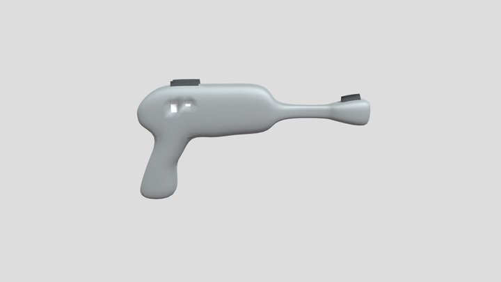 Basic Space Gun 3D Model