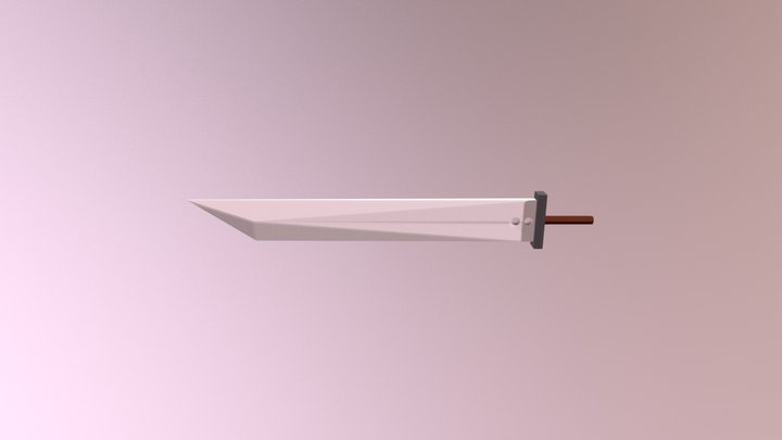 Buster Sword 3D Model