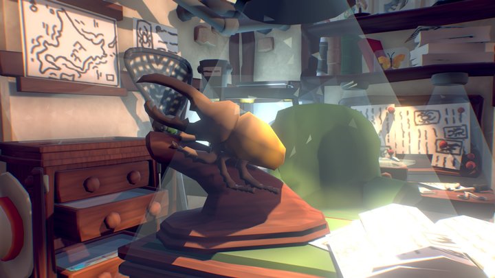 DAE Crib - Bug Collector‘s Room 3D Model