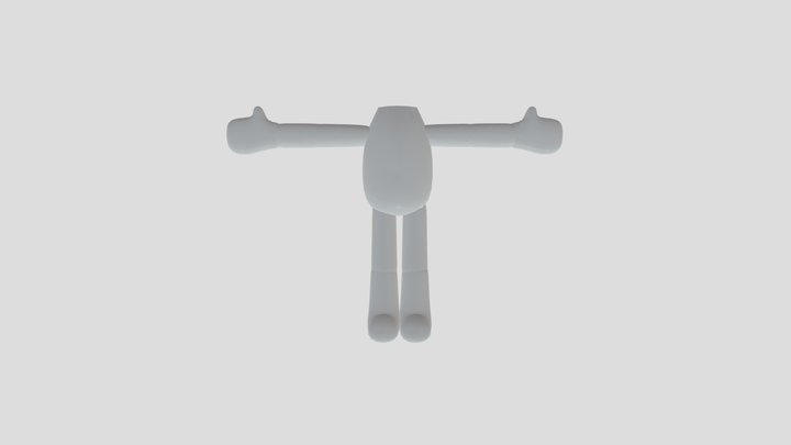 Dandy's World OC Body Asset 3D Model