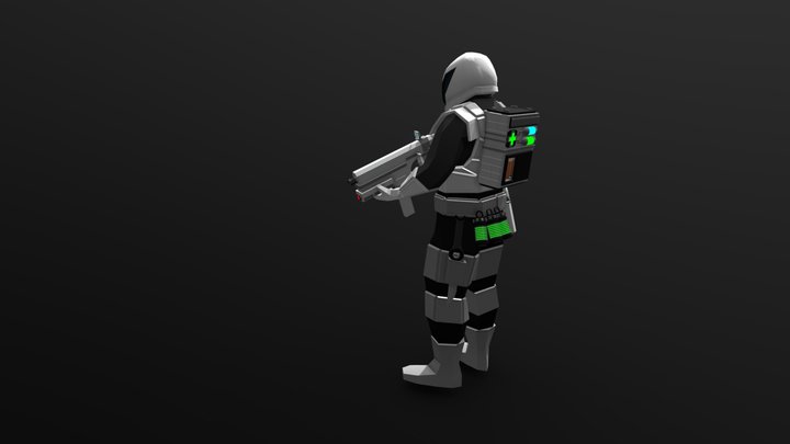 Armed Peacekeeper Mark2 3D Model