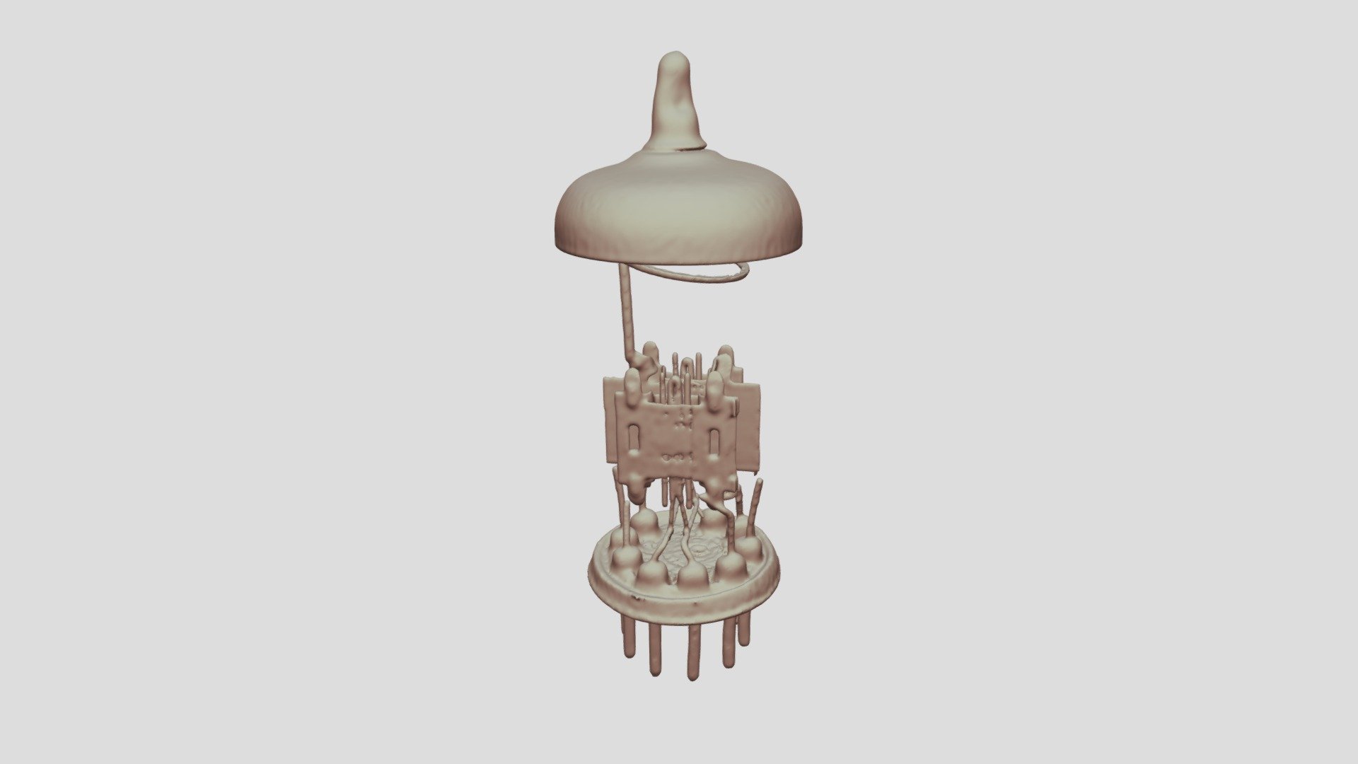 Vacuum Tube: High-Frequency Amplifier Tube - 3D model by Takayanagi ...