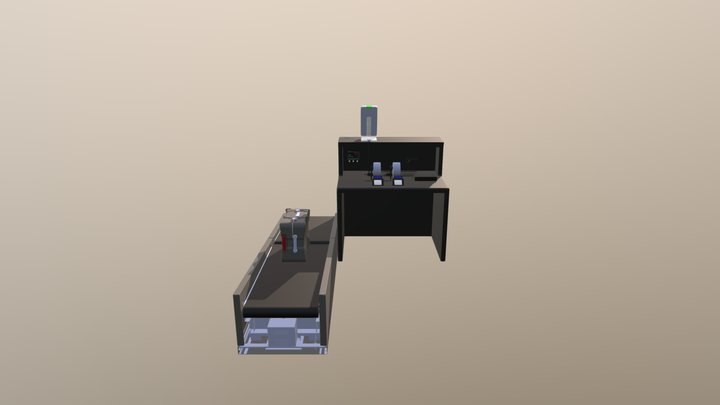 Porter Bag Drop 3D Model
