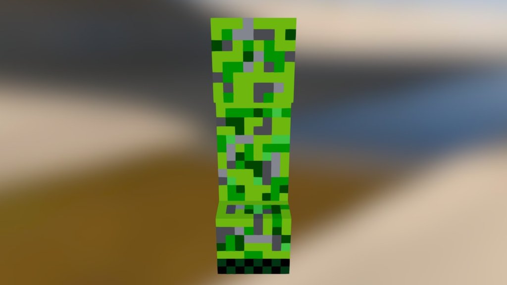 Minecraft creeper made by leo