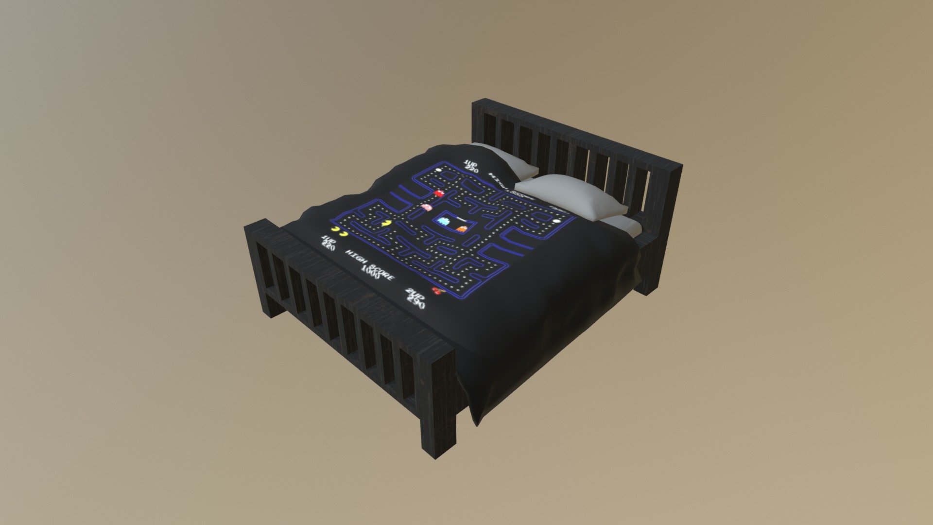 Bed 001 - Final Major Project - 3D model by Pixodyssey (@hannah-designs ...