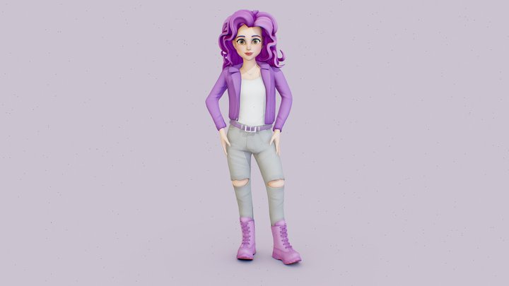 Purple Dreams 3D Model