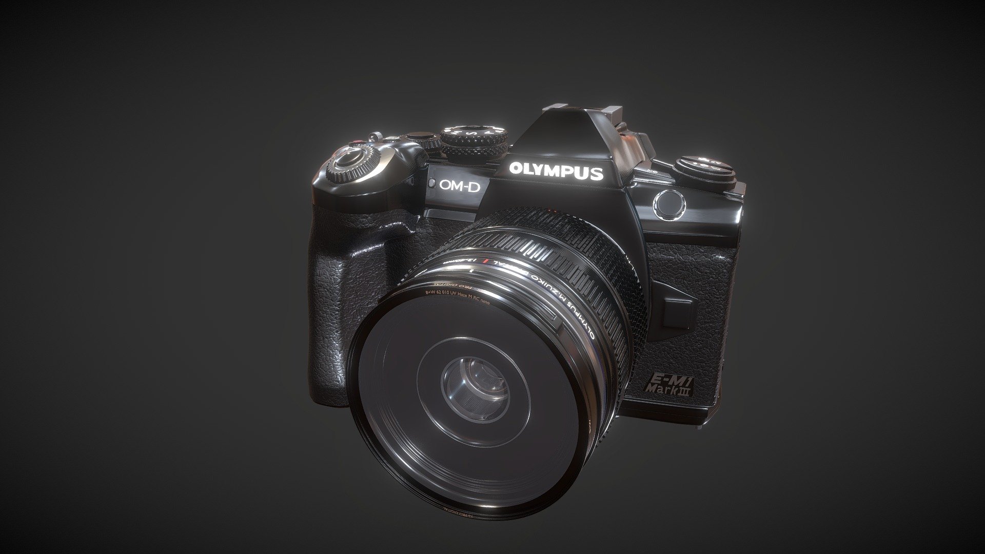 Olympus Camera OMD EM1 Mk3 3D model by Zenki.Fung [d440d69] Sketchfab