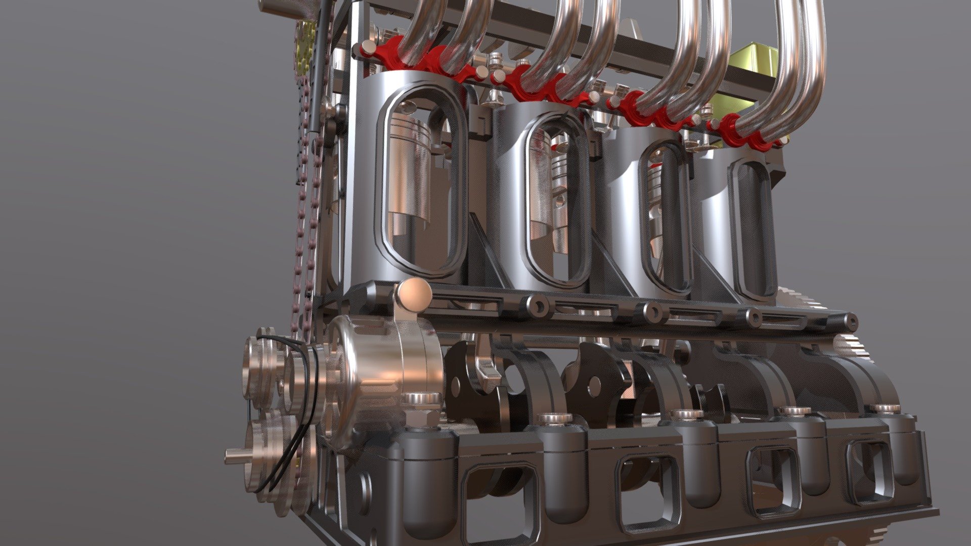 Car Engine 3d model - CadNav