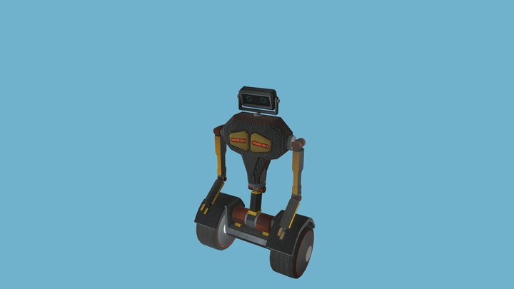 Robot Worker 3D Model