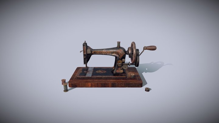 Sewing Machine 3D Model
