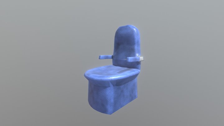 Textured Cockpit Chair 3D Model