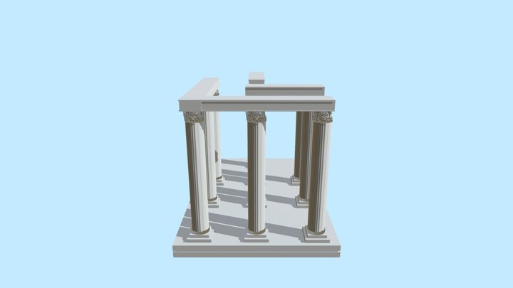 Temple 3D Model