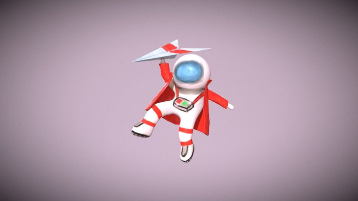 Happy Astro 3D Model
