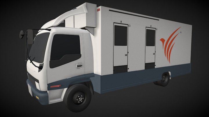 OB Truck 3D Model