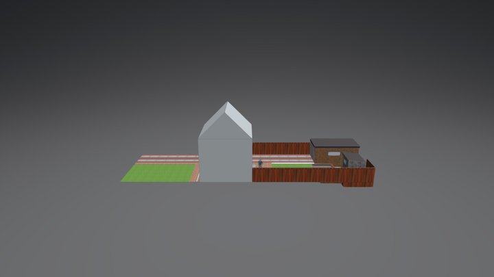 Garden template 3D Model