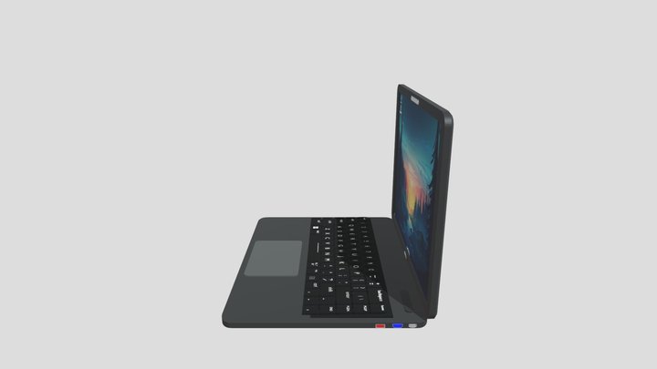 DELL Gaming Laptop 3D Model
