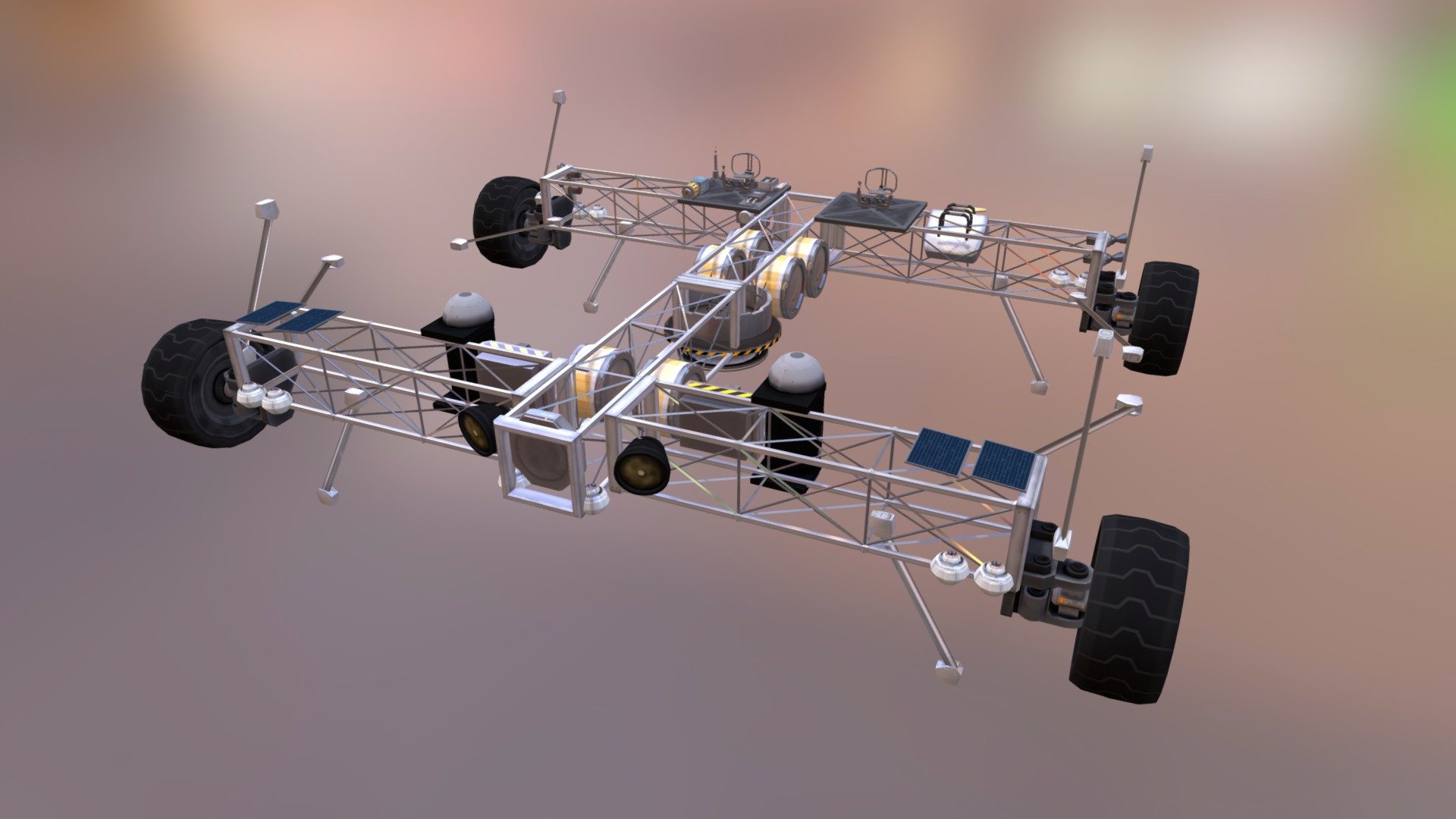 KSP Rover One Mk4 - 3D model by jtmilnednb [d4459db] - Sketchfab