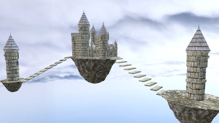 Fantasy Castle 3D Model
