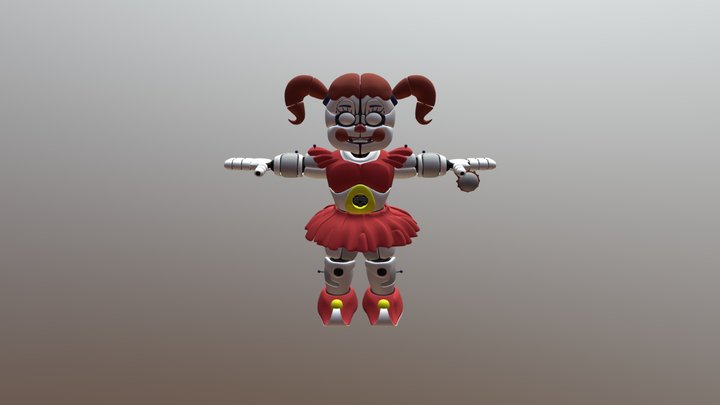Circus Baby V6 3D Model