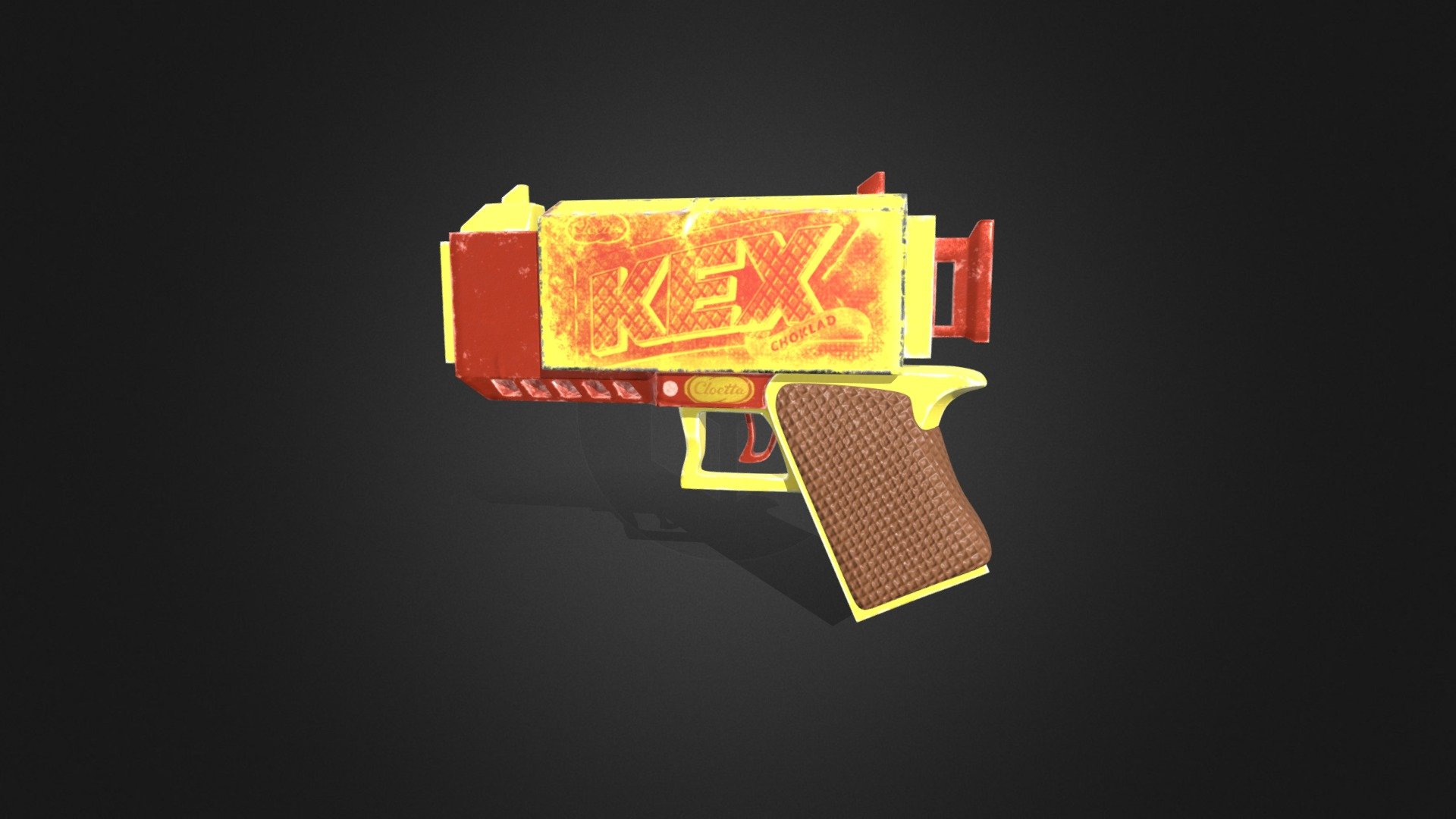 Kex Handgun - 3D model by I Am Glaze (@IAmGlaze) [d44737a] - Sketchfab