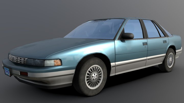 1990-91 Oldsmobile Cutlass Supreme 3D Model