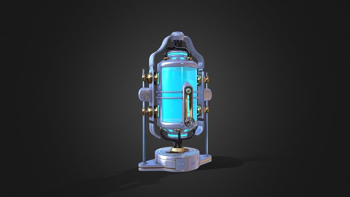 Cyberpunk puzzle 01 3D Model