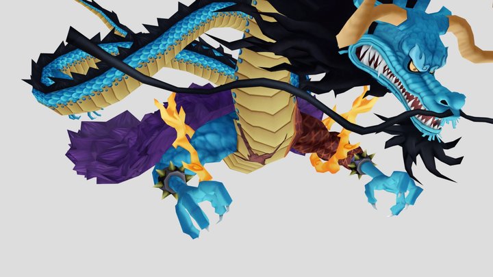 Kaido (Dragon form) 3D Model