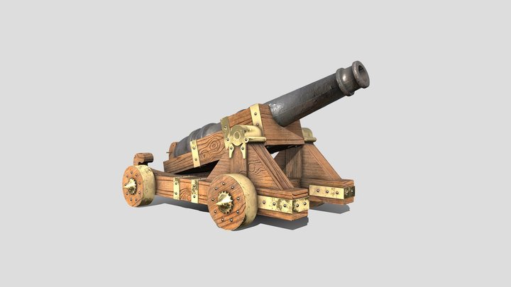 Cannon 3D Model