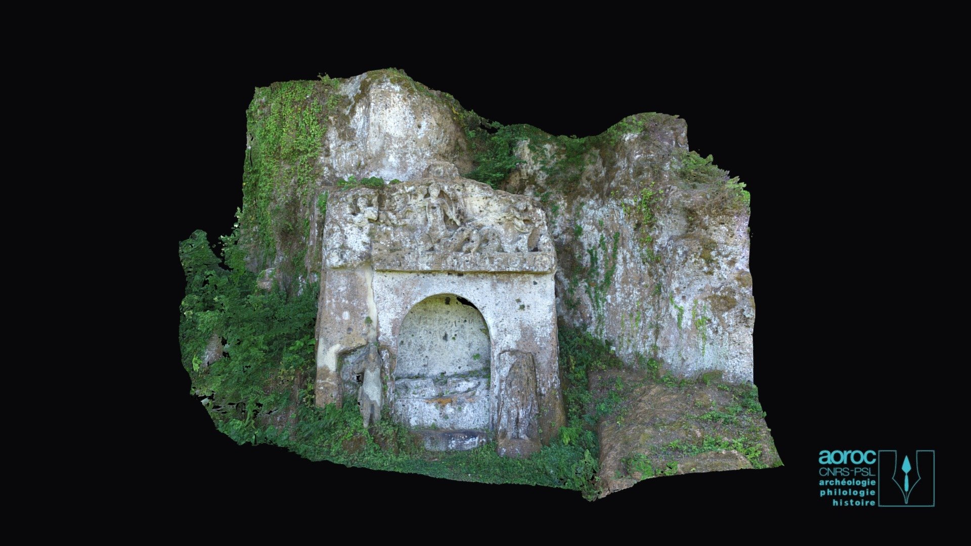 Tombe de la sirène, Sovana, Italie — Sketchfab embed 3D viewer