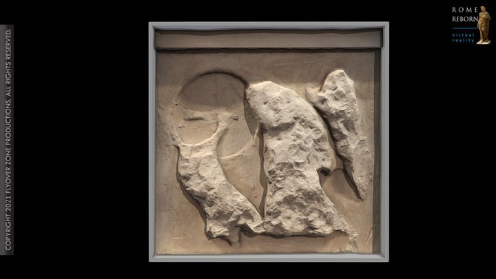 3D rendering of Metope East 04 (Parthenon)