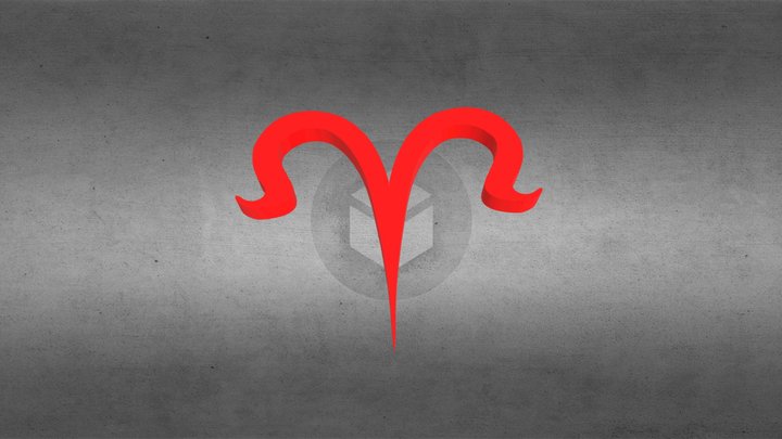 Zodiac Symbol - Aries ♈︎ 3D Model