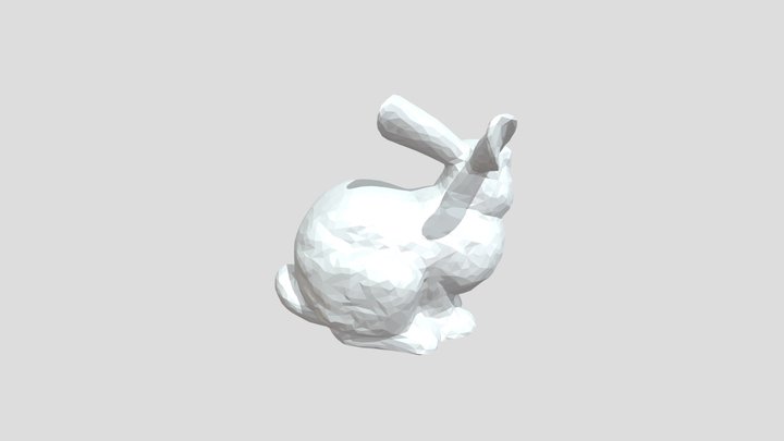 CS6554_Bunny 3D Model