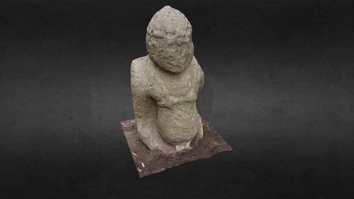 Половецька кам'яна баба ХІ-ХІІІ ст. 3D Model