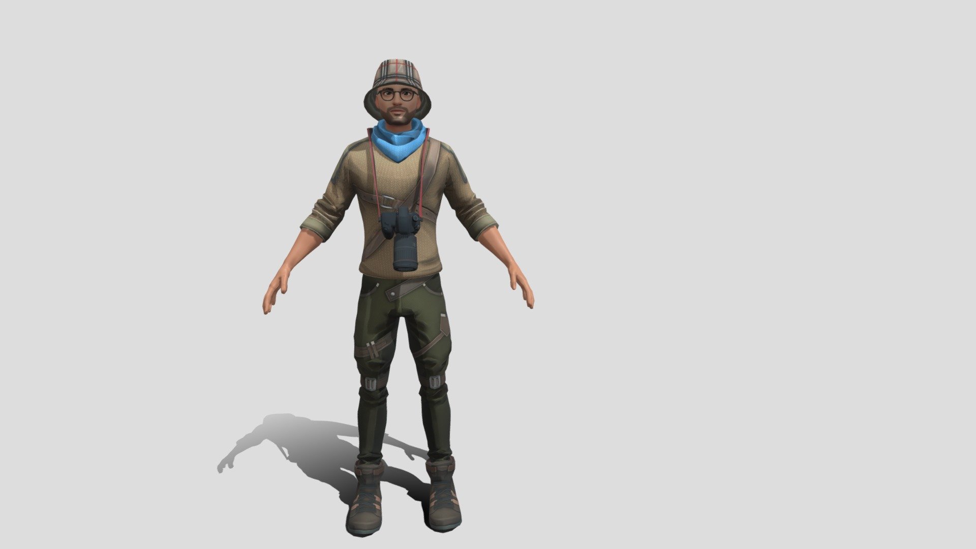 Jonny Wildlife Photographer (rigged)
